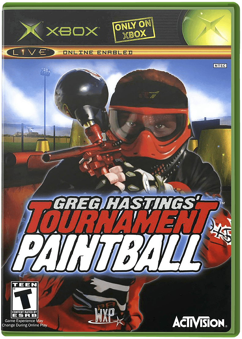 Greg Hastings Tournament Paintball box art for Xbox